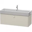 Тумба тауп матовый 118,4 см Duravit Brioso BR405701091