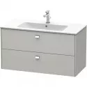 Тумба бетонно-серый матовый 102 см Duravit Brioso BR410301007