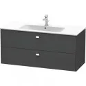 Тумба графит матовый 122 см Duravit Brioso BR410401049 Тумба графит матовый 122 см Duravit Brioso BR410401049