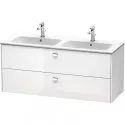 Тумба белый глянец 129 см Duravit Brioso BR410501022 Тумба белый глянец 129 см Duravit Brioso BR410501022