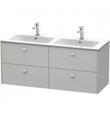 Тумба бетонно-серый матовый 129 см Duravit Brioso BR410600707