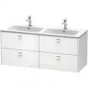 Тумба белый глянец 129 см Duravit Brioso BR410601022 Тумба белый глянец 129 см Duravit Brioso BR410601022