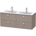 Тумба базальт матовый 129 см Duravit Brioso BR410601043 Тумба базальт матовый 129 см Duravit Brioso BR410601043