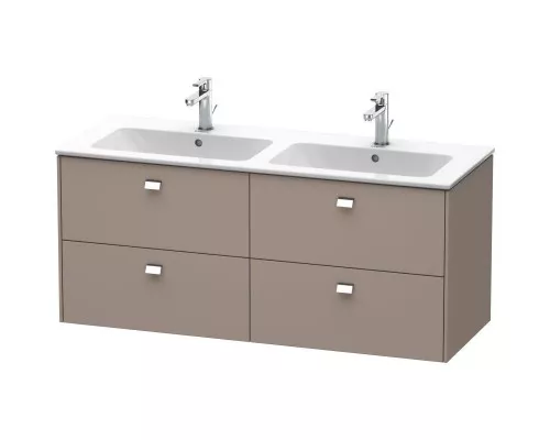 Заказать Тумба базальт матовый 129 см Duravit Brioso BR410601043 в магазине сантехники Santeh-Crystal.ru