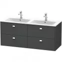 Тумба графит матовый 129 см Duravit Brioso BR410601049 Тумба графит матовый 129 см Duravit Brioso BR410601049