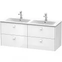 Тумба белый глянец 129 см Duravit Brioso BR410602222 Тумба белый глянец 129 см Duravit Brioso BR410602222