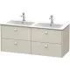 Заказать Тумба тауп матовый 129 см Duravit Brioso BR410609191 в магазине сантехники Santeh-Crystal.ru