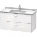 Тумба белый глянец 102 см Duravit Brioso BR414302222 Тумба белый глянец 102 см Duravit Brioso BR414302222