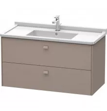 Тумба базальт матовый 102 см Duravit Brioso BR414304343