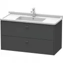Тумба графит матовый 102 см Duravit Brioso BR414304949 Тумба графит матовый 102 см Duravit Brioso BR414304949
