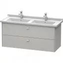 Тумба бетонно-серый матовый 122 см Duravit Brioso BR414400707