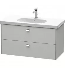 Тумба бетонно-серый матовый 102 см Duravit Brioso BR414701007