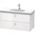Тумба белый глянец 102 см Duravit Brioso BR414701022 Тумба белый глянец 102 см Duravit Brioso BR414701022