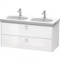 Тумба белый глянец 117 см Duravit Brioso BR414801022 Тумба белый глянец 117 см Duravit Brioso BR414801022