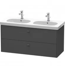 Тумба графит матовый 117 см Duravit Brioso BR414804949