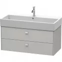 Тумба бетонно-серый матовый 98,4 см Duravit Brioso BR415600707