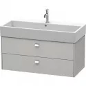 Тумба бетонно-серый матовый 98,4 см Duravit Brioso BR415601007