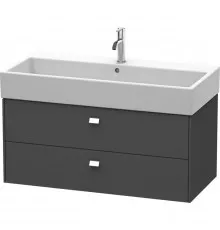 Тумба графит матовый 98,4 см Duravit Brioso BR415601049