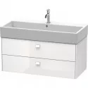 Тумба белый глянец 98,4 см Duravit Brioso BR415602222 Тумба белый глянец 98,4 см Duravit Brioso BR415602222