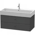 Тумба графит матовый 98,4 см Duravit Brioso BR415604949 Тумба графит матовый 98,4 см Duravit Brioso BR415604949