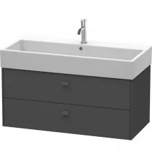 Тумба графит матовый 98,4 см Duravit Brioso BR415604949