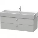 Тумба бетонно-серый матовый 118,4 см Duravit Brioso BR415700707