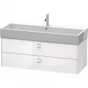 Тумба белый глянец 118,4 см Duravit Brioso BR415701022 Тумба белый глянец 118,4 см Duravit Brioso BR415701022