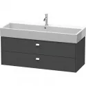 Тумба графит матовый 118,4 см Duravit Brioso BR415701049 Тумба графит матовый 118,4 см Duravit Brioso BR415701049
