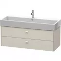 Тумба тауп матовый 118,4 см Duravit Brioso BR415709191