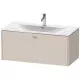 Приобрести Тумба тауп матовый 102 см Duravit Brioso BR421309191 в магазине сантехники Santeh-Crystal.ru