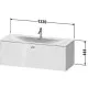 Приобрести Тумба дуб 122 см Duravit Brioso BR421401030 в магазине сантехники Santeh-Crystal.ru