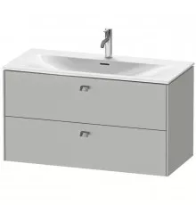 Тумба бетонно-серый матовый 102 см Duravit Brioso BR431301007