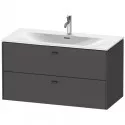 Тумба графит матовый 102 см Duravit Brioso BR431304949 Тумба графит матовый 102 см Duravit Brioso BR431304949