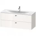 Тумба белый глянец 122 см Duravit Brioso BR431401022 Тумба белый глянец 122 см Duravit Brioso BR431401022