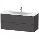 Тумба графит матовый 122 см Duravit Brioso BR431401049 Тумба графит матовый 122 см Duravit Brioso BR431401049