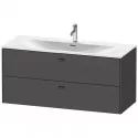 Тумба графит матовый 122 см Duravit Brioso BR431404949 Тумба графит матовый 122 см Duravit Brioso BR431404949