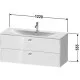 Приобрести Тумба тауп матовый 122 см Duravit Brioso BR431409191 в магазине сантехники Santeh-Crystal.ru