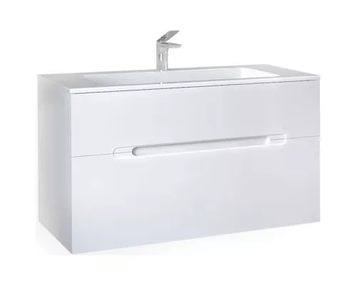 Заказать Тумба белый 96,6 см Jorno Modul Mol.01.97/P/W в магазине сантехники Santeh-Crystal.ru