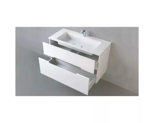 Заказать Тумба белый 96,6 см Jorno Modul Mol.01.97/P/W в магазине сантехники Santeh-Crystal.ru