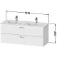 Заказать Тумба дуб 127,5 см Duravit XBase XB613003030 в магазине сантехники Santeh-Crystal.ru