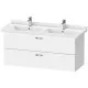Приобрести Тумба белый матовый 120 см Duravit XBase XB618801818 в магазине сантехники Santeh-Crystal.ru