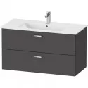 Тумба графит матовый 100 см Duravit XBase XB612204949 Тумба графит матовый 100 см Duravit XBase XB612204949