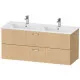 Заказать Тумба дуб 127,5 см Duravit XBase XB613003030 в магазине сантехники Santeh-Crystal.ru