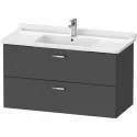 Тумба графит матовый 100 см Duravit XBase XB618704949 Тумба графит матовый 100 см Duravit XBase XB618704949