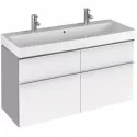Тумба белый глянец 119 см Geberit iCon 840420000