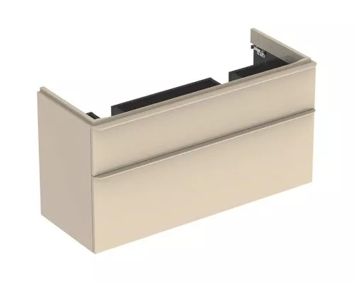 Купить Тумба песочный глянец 118,4 см Geberit Smyle Square 500.356.JL.1 в магазине сантехники Santeh-Crystal.ru