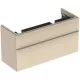 Купить Тумба песочный глянец 118,4 см Geberit Smyle Square 500.356.JL.1 в магазине сантехники Santeh-Crystal.ru