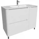Тумба с раковиной белый глянец 100 см IDDIS Edifice EDI10WFi95K Тумба с раковиной белый глянец 100 см IDDIS Edifice EDI10WFi95K