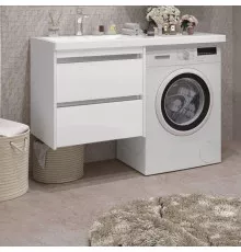 Тумба с раковиной белый 120 см L Opadiris Фреш