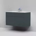 Тумба с раковиной графит матовый 100,8 см Am.Pm Inspire 2.0 M50AFHX1003GM + M50AWPX1001WG Тумба с раковиной графит матовый 100,8 см Am.Pm Inspire 2.0 M50AFHX1003GM + M50AWPX1001WG